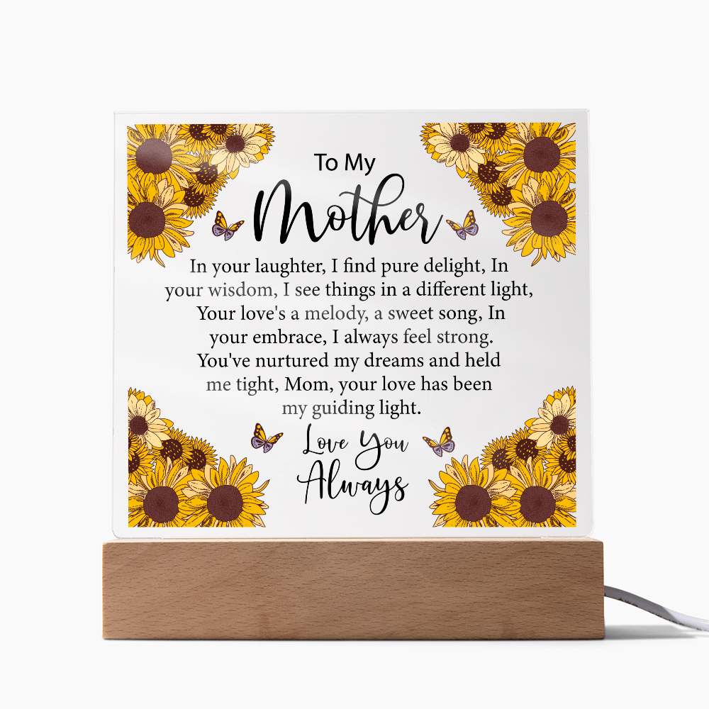 Keepsake Acrylic Bundle - To My Mother, In Your Laughter, I Find Pure Delight