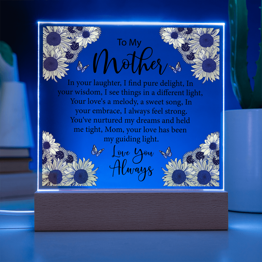 Keepsake Acrylic Bundle - To My Mother, In Your Laughter, I Find Pure Delight