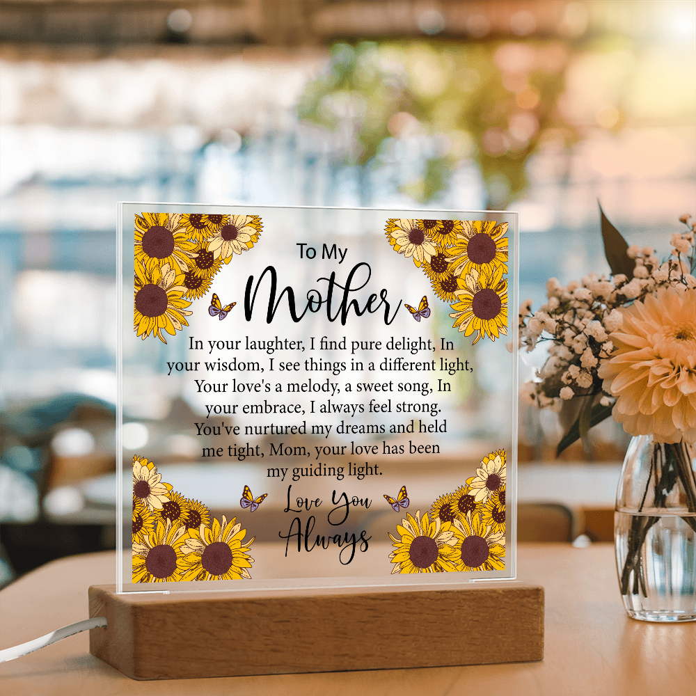Keepsake Acrylic Bundle - To My Mother, In Your Laughter, I Find Pure Delight