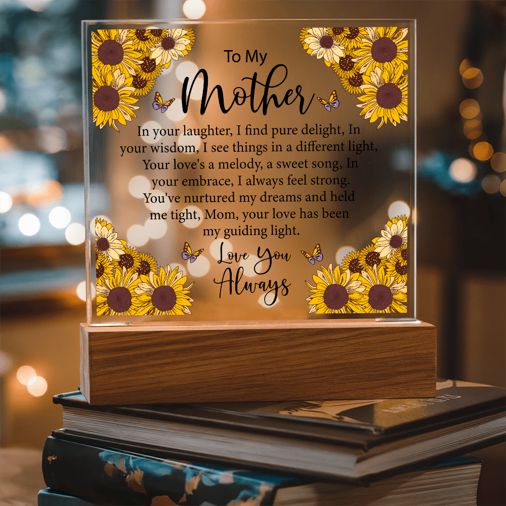 Keepsake Acrylic Bundle - To My Mother, In Your Laughter, I Find Pure Delight
