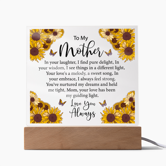 Keepsake Acrylic Bundle - To My Mother, In Your Laughter, I  Find Pure Delight