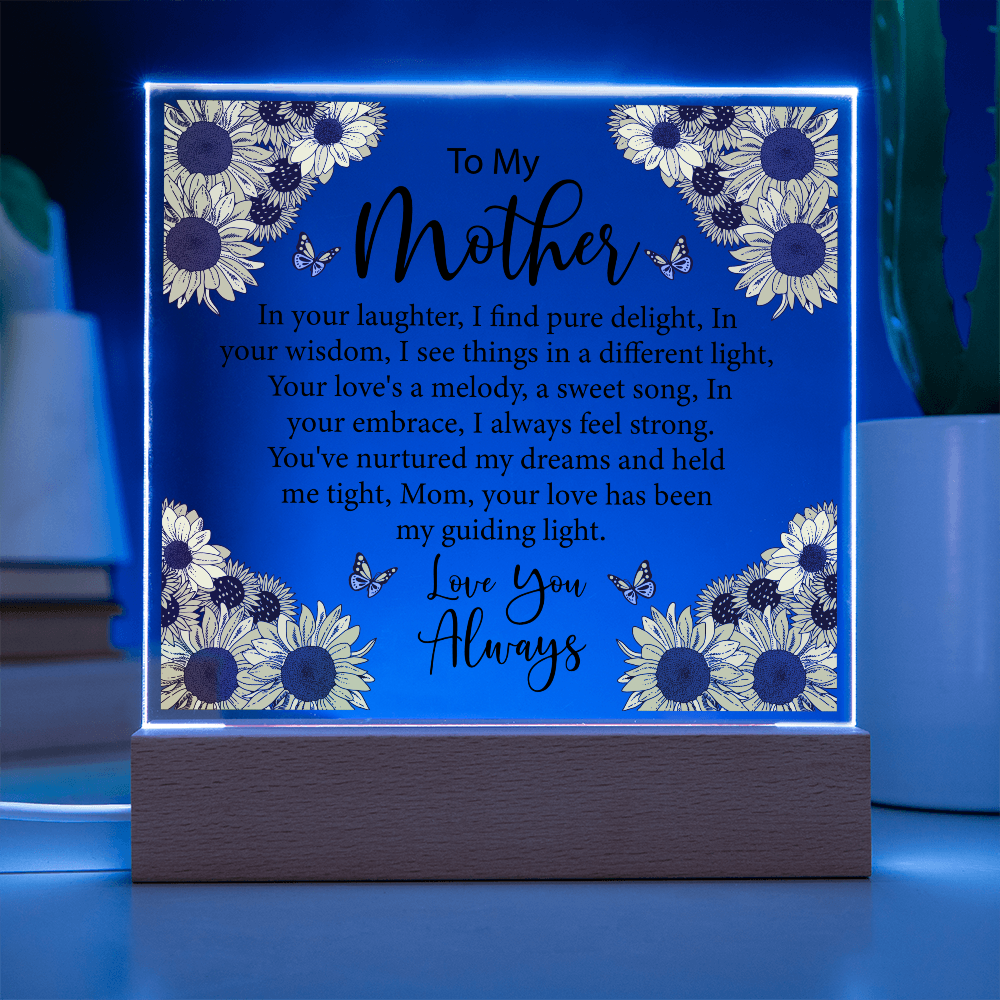 Keepsake Acrylic Bundle - To My Mother, In Your Laughter, I  Find Pure Delight