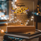 Keepsake Acrylic Bundle - To My Beautiful Daughter, Someday When The Pages Of My Life End