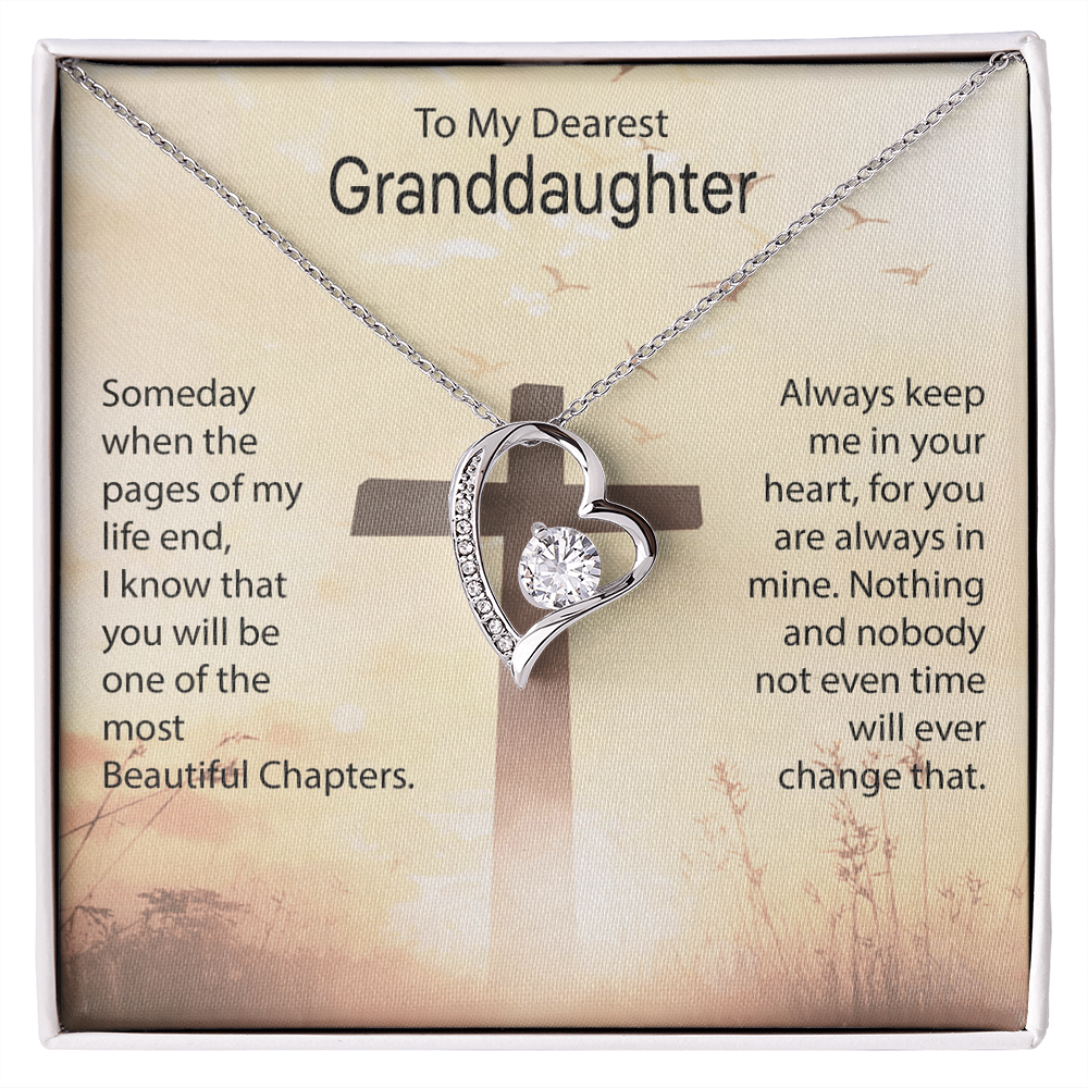 To My Dearest Granddaughter, Someday When The Pages Of My Life End