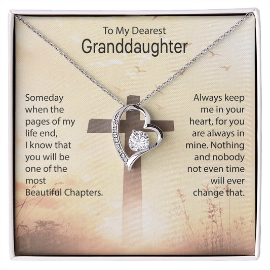 To My Dearest Granddaughter, Someday When The Pages Of My Life End