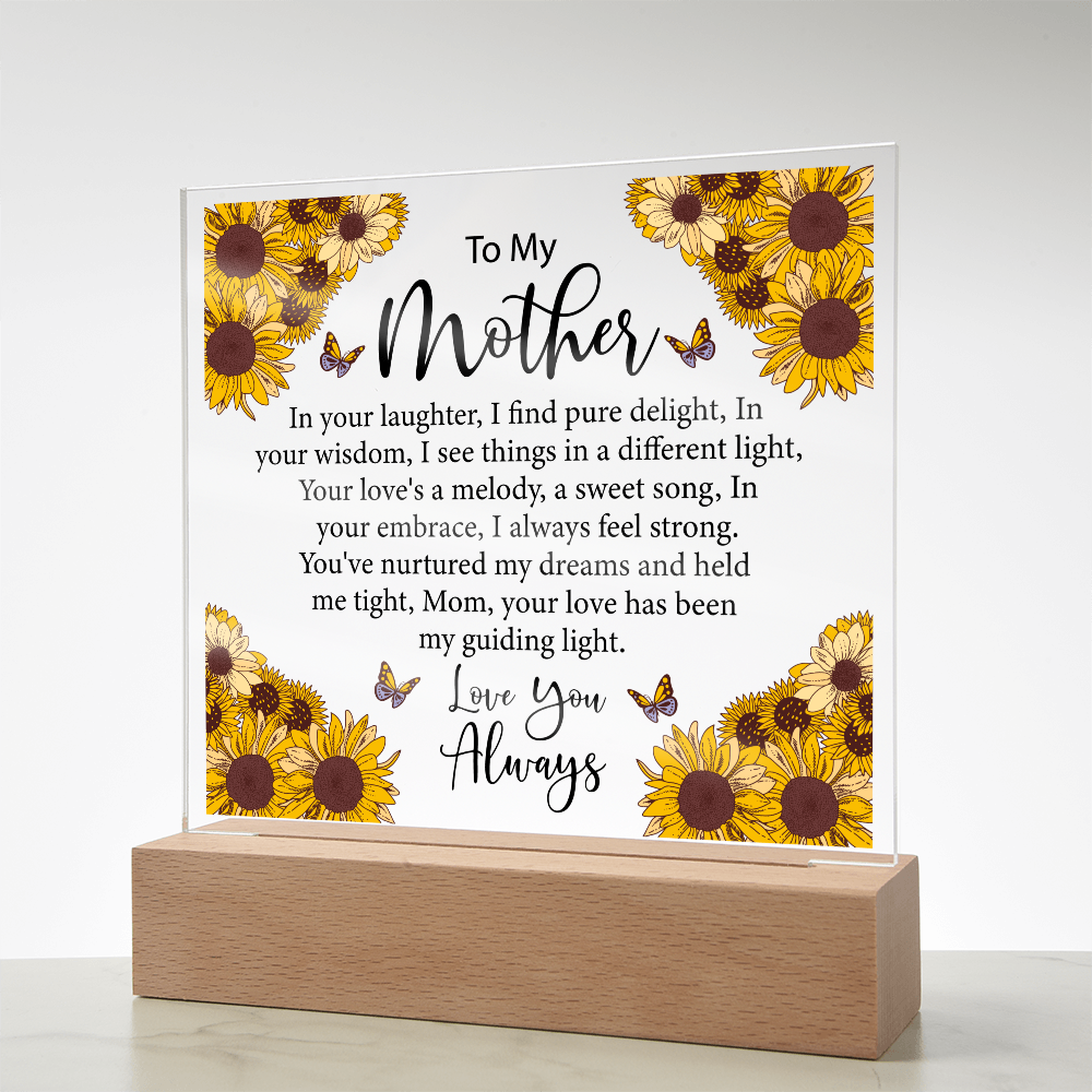 Keepsake Acrylic Bundle - To My Mother, In Your Laughter, I  Find Pure Delight