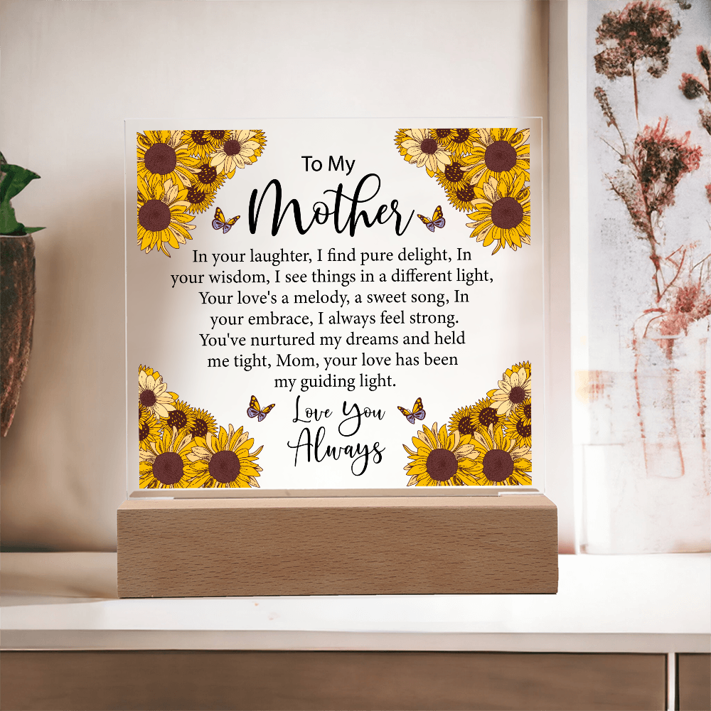 Keepsake Acrylic Bundle - To My Mother, In Your Laughter, I  Find Pure Delight