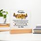 Keepsake Acrylic Bundle - To My Beautiful Daughter, Someday When The Pages Of My Life End