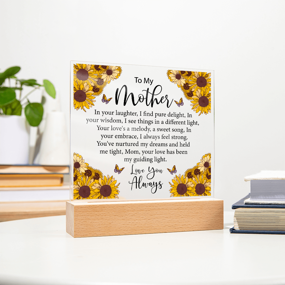 Keepsake Acrylic Bundle - To My Mother, In Your Laughter, I  Find Pure Delight