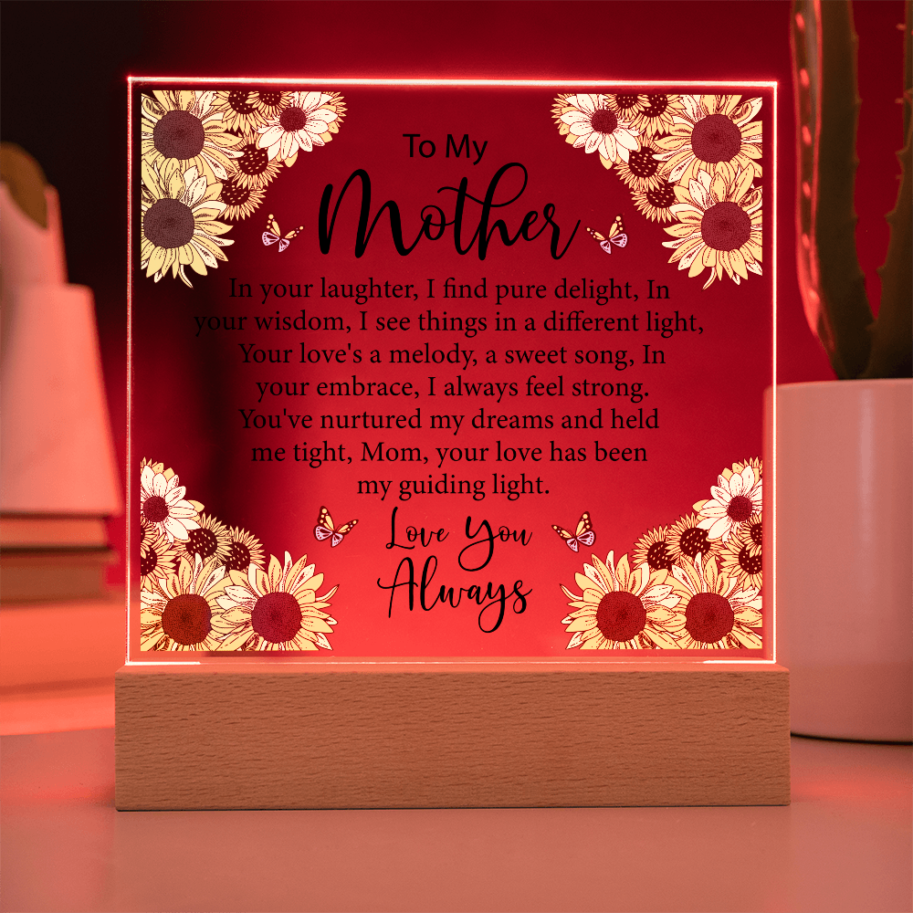 Keepsake Acrylic Bundle - To My Mother, In Your Laughter, I  Find Pure Delight