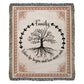 Family Roots, Celtic Tree - Woven Blanket