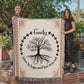 Family Roots, Celtic Tree - Woven Blanket