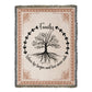 Family Roots, Celtic Tree - Woven Blanket